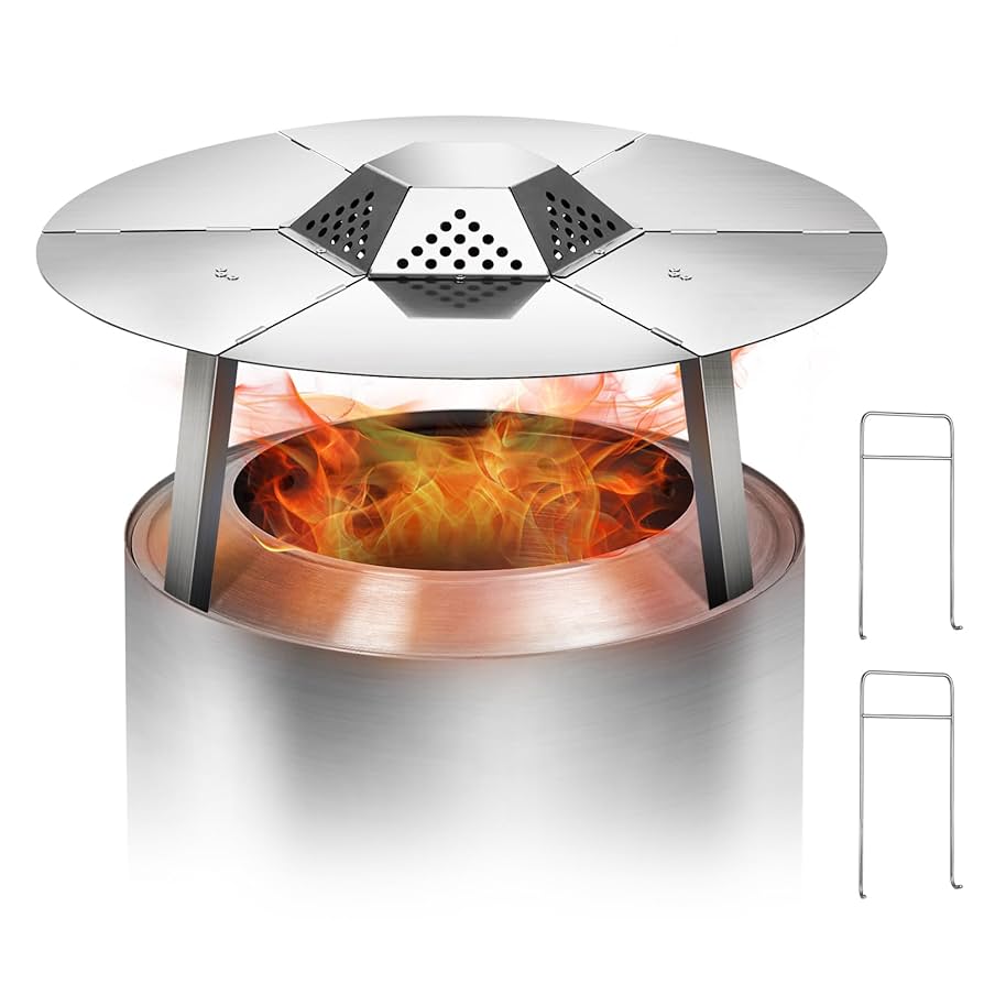 バーベキュー・調理用品 solo stove Bonfire Heat Deflector Amazon.com: Solo Stove Bonfire Heat Deflector - Enhance